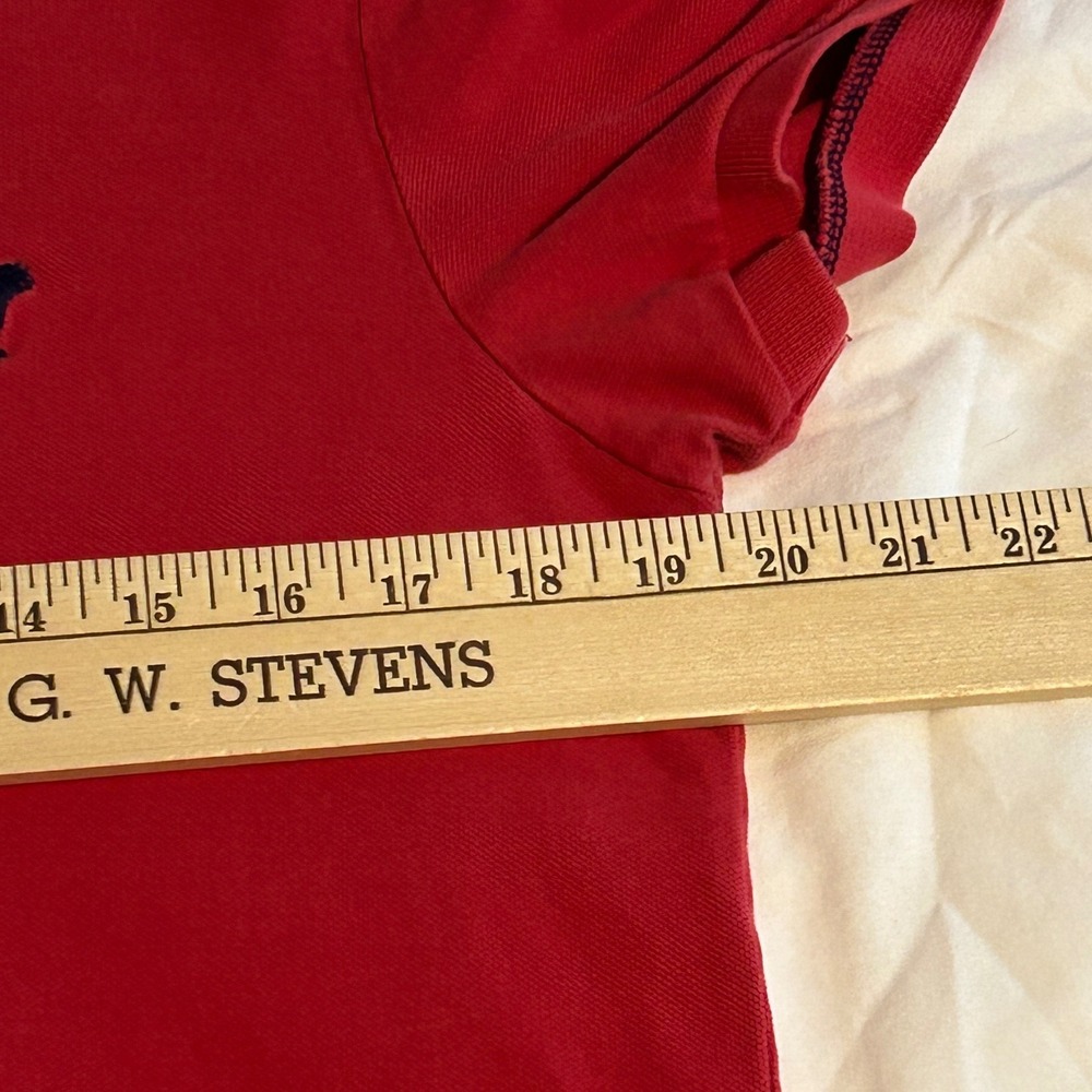American Eagle Outfitters Mens Polo Shirt Athletic Fit Red Size Small S Casual‎ - Picture 11 of 13